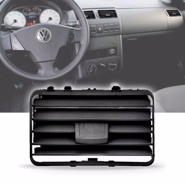 Tela Grade Difusor De Ar Painel Gol Saveiro Parati G3 Preto.