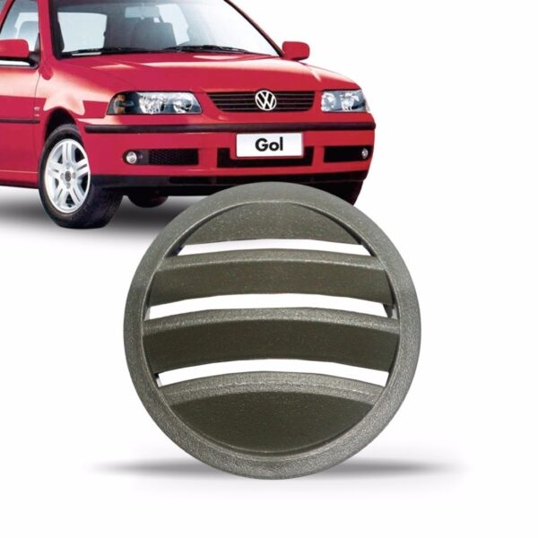 Difusor Saida Ar Painel Sup Gol G3 G4 Parati Saveiro Cinza.