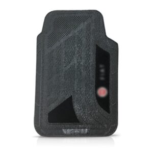 Tapete Para Fiat Mobi Todos Modelos Pvc Logo Bordado Preto