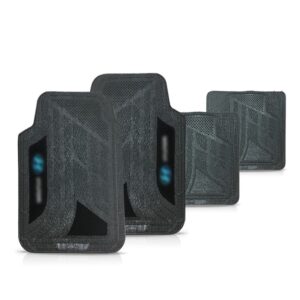 Tapete Compatível Para Veloster Pvc Logo Bordado Preto