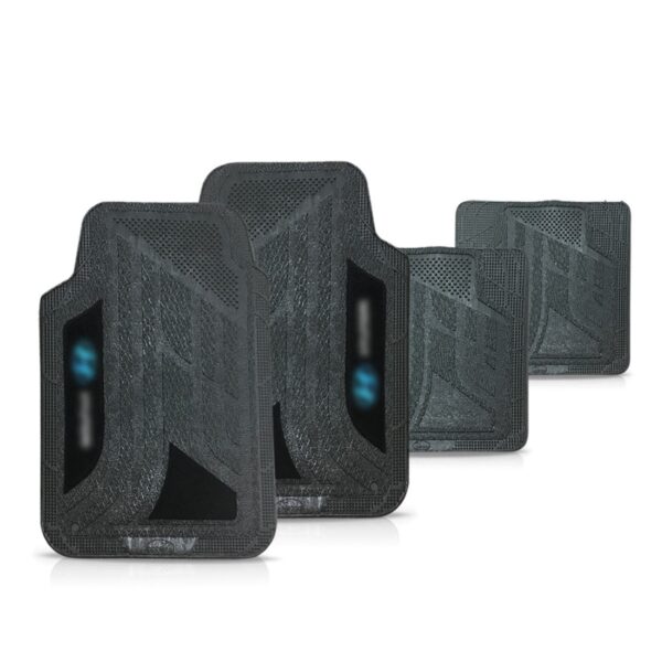 Tapete Compatível Para Veloster Pvc Logo Bordado Preto