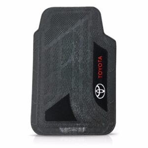 Tapete Para Corolla Cross Todos Modelos Pvc Logo Bordado Preto