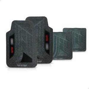 Jogo Tapete Mix Pvc Carpete Audi Q3 Audi Q5 Q7 Logo Bordado Preto