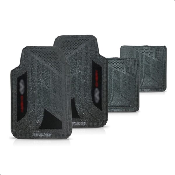 Jogo De Tapete Chery Tiggo 5x 2019 A 2022 Pvc Logo Bordado Preto