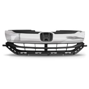 Grade Radiador Para Honda City 2016 A 2017 Com Friso Cromado Preto