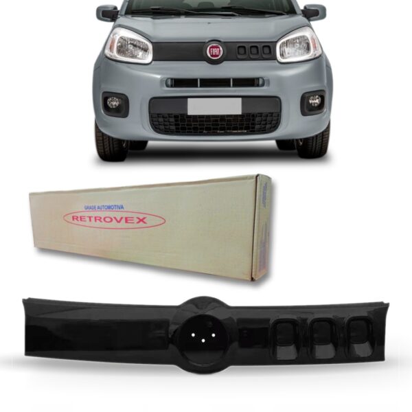 Grade Para Fiat  Uno Attractive 2015 A 2016 Black Piano