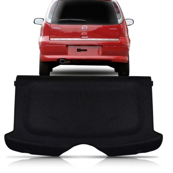Tampão Bagagito Som Corsa Hatch 2002 Até 2012 4 Portas Preto Preto