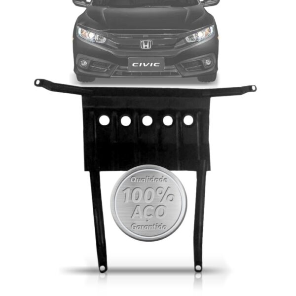 Protetor Carter Peito Aço P/ Civic G10 Ex Exl Ex Si 19 20 21