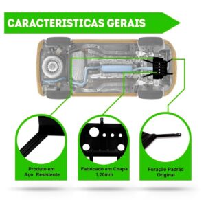 Protetor De Carter Peito De Aço Para Kia Cerato 2017 18 2019