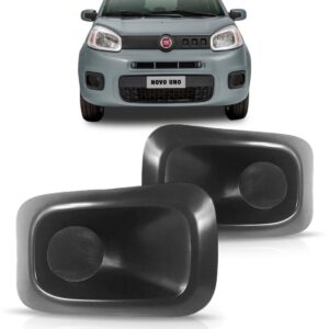 Grade Radiador Parachoque Uno Attractive 2015/16 Sem Furo Ld Esquerdo