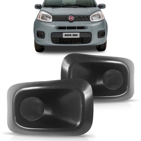 Grade Radiador Parachoque Uno Attractive 2015/16 Sem Furo Ld Esquerdo