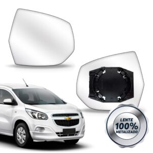 Lente Do Retrovisor Spin Lt Ltz Active 2013 A 2017 C/base Le Direito