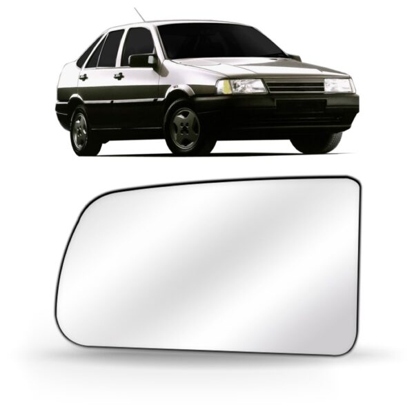 Lente Retrovisor Tempra 1992 A 1999 Com Base. Lado Esquerdo