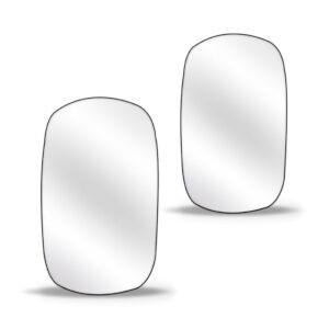 Lente Retrovisor Doblo 2011 12 13 14 15 16 2017 Com Base Lado Direito