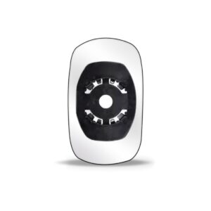 Lente Retrovisor Doblo 2011 12 13 14 15 16 2017 Com Base Lado Direito