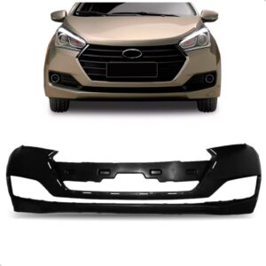 Parachoque Dianteiro Hyundai Hb20 2016 2017 2018 Novo Liso Preto