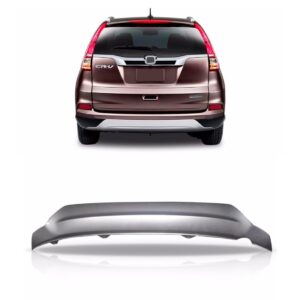 Spoiler Saia Do Parachoque Traseiro Crv 2016 2017 2018 Preto