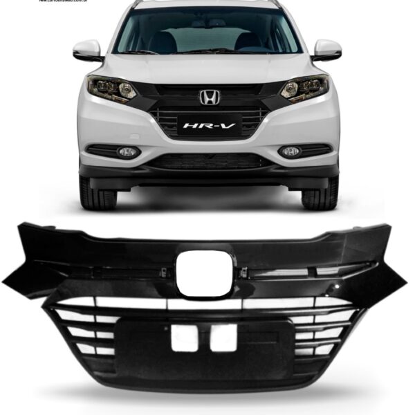 Grade Tela Do Radiador Para  Hrv 2015 16 2017 2018 Preto