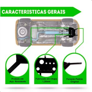 Protetor Carter Peito De Aço Fiat Bravo 1.8 2011 2012 2013