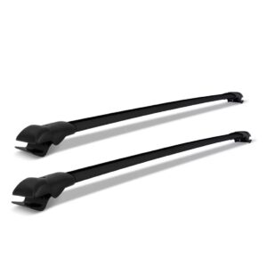 Rack Teto Travessa Slim Fiat Doblo Todos Almunínio Preto Preto