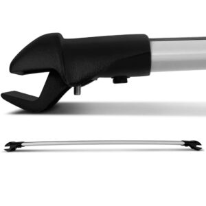 Travessa De Teto Renault Duster 12 A 15 Aluminio Slim Prata Prateado