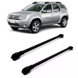 Travessa De Teto Renault Duster 12 A 15 Aluminio Slim Preto Preto