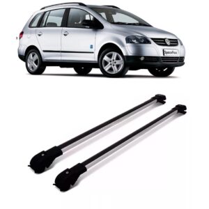 Travessa Rack De Teto Spacefox 2005 A 2017 Slim Prata 45kg Prata