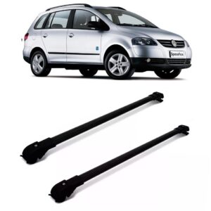 Suporte Teto Travessa Spacefox 2005 A 2017 Slim Preto 45kg Preto