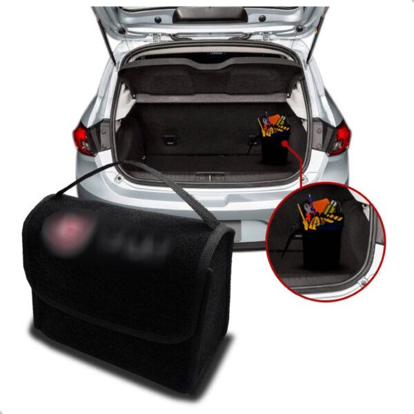 Bolsa Fiat 500 Multiuso Carpete Organizador De Porta Malas Preto