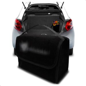 Bolsa Organizadora Porta Malas Peugeot 208 Multiuso Carpete Preto