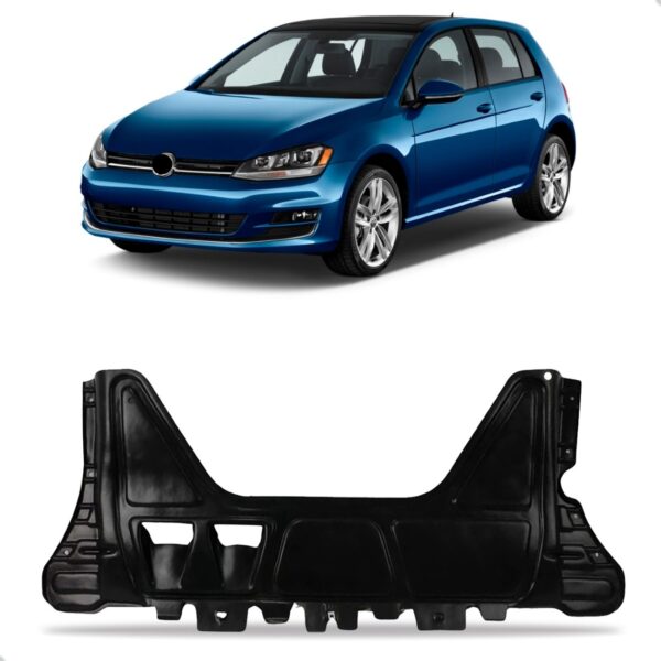 Defletor Parachoque Inferior Vw Golf 2013 2015 2016 2017