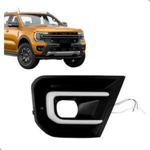 GRADE LATERAL PARACHOQUE DIANTEIRO RANGER 2024 A 2026 COM FURO AUXILIAR COM DRL LD