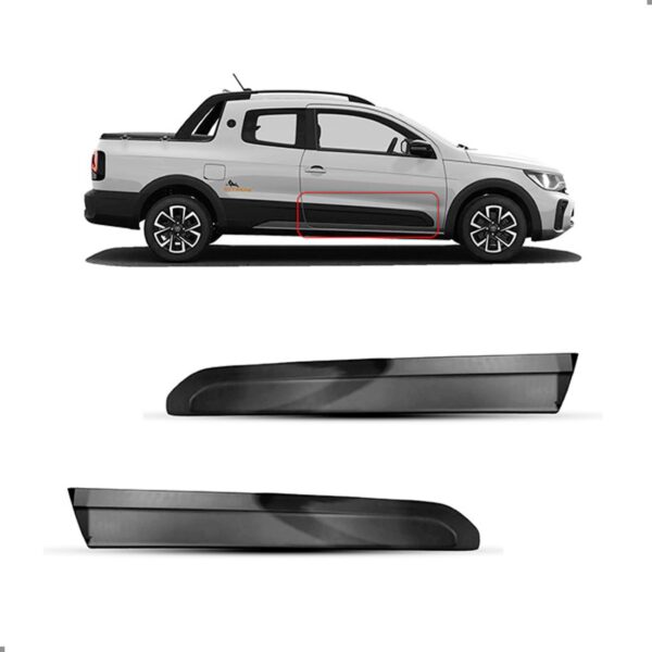 Friso Dianteiro Porta Para Saveiro Extreme 2023 A 2026 Esquerdo/motorista