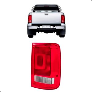 Lanterna Traseira Para Amarok 2010 A 2016 Cristal Direito/passageiro Sem Luz Neblina