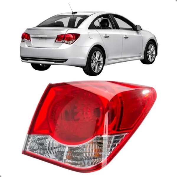 Lanterna Traseira Para Chevrolet Cruze Sedan 2011 A 2016 Direito/passageiro Vermelho