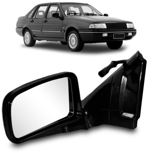 Retrovisor Santana 1991 92 93 94 95 96 1997 Manual Controle Lado Esquerdo