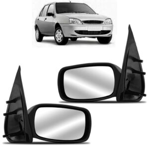 Retrovisor Fiesta 2/4 Portas 1996 97 98 99 00 2001 2002 Fixo Lado Esquerdo