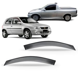 Jogo Calha Chuva Corsa 94/02 Pick-up Corsa 97/03 2 Portas Fumê