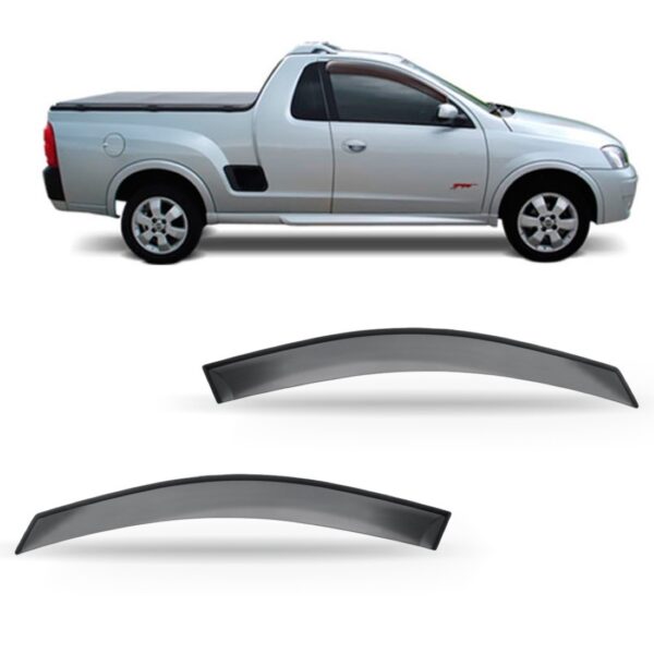 Calha Defletor De Chuva Pick-up Montana 2003 À 2010 Fumê