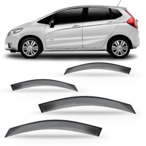 Calha Chuva Fit 2009 À 2013 4 Portas Fumê