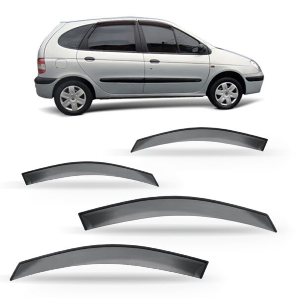 Calha Chuva Scenic 2000 À 2011 4 Portas Fumê