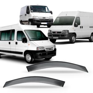 Calha Defletor De Chuva Ducato 00/18 Jumper 06/16 2 Portas Fumê