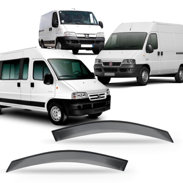 Calha Defletor De Chuva Ducato 00/18 Jumper 06/16 2 Portas Fumê