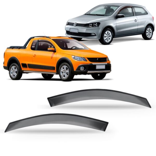 Calha De Chuva Saveiro G5 G6 G7 2009 2010 2011 A 2022 Fumê