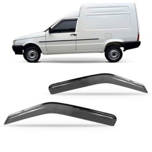 Calha Defletor De Chuva Fiorino 1999 À 2014 2 Portas Fumê