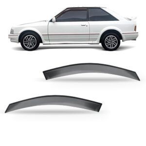 Calha Defletor De Chuva Escort Hobby 1984 À 1996 2 Portas Fumê