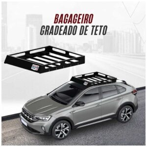Bagageiro Gradeado Teto Maleiro Picape Suv Desmontavel-