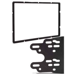 Moldura Painel 2 Din Engekar Preto Idea 2013 A 2016