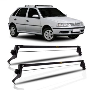 Rack De Teto Bagageiro Para Gol Bola G3 G4  1995 A 2006 Preto