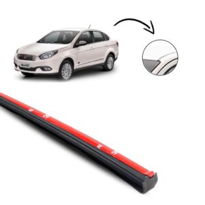 Friso De Teto Para Grand Siena Todos Cor Preta Lado Esquerdo